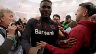 Nigeria's Victor Boniface helped Bayer Leverkusen win the Bundesliga