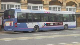 York First Bus at Station