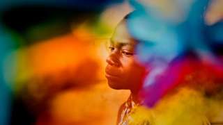 Emilie, 15, sits for a portrait in Djugu Territory, Ituri Province. Democratic Republic of Congo