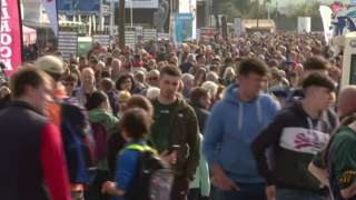 Crowds at ploughing championships