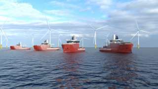 Planned ships for Dogger Bank wind farm