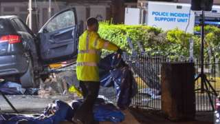 Scene after the crash
