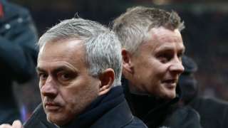Jose Mourinho and Ole Gunnar Solskjaer