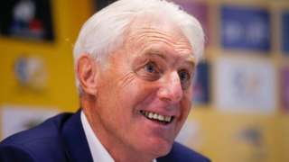 South Africa men's football coach Hugo Broos