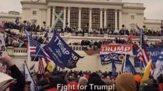 Watching the Democrats' footage, we hear members of the mob say they are fighting for Trump