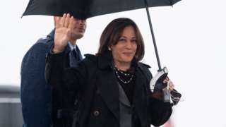 Vice President Kamala Harris on 9 March