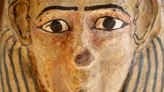 A new archaeological discovery in Egypt in Saqqara Necropolis, on May 30, 2022 in Giza, Egypt. Egypt revealed a cache of 150 bronze statues depicting various gods and goddesses, along with 250 sarcophagi at the archaeological site of Saqqara, south of Cairo, the latest in a series of discoveries in the region.