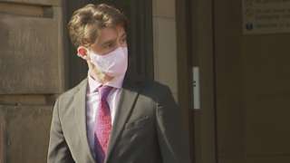 Dillon Anderson leaves the High Court in Edinburgh