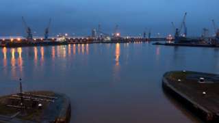 King George Docks in Hull
