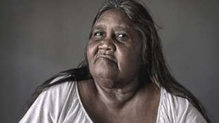 An image from photographer David Prichard's series Tribute to Indigenous Stock Women