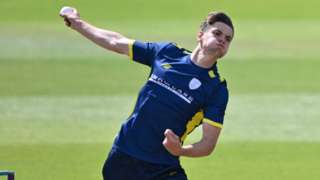 Hampshire paceman Scott Currie also took three wickets before Jack Campbell's late burst