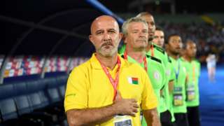 Madagascar's French coach Nicolas Dupuis