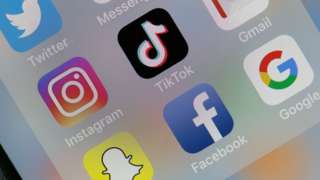 App icons on a phone