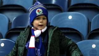 Young Blackburn Rovers supporter