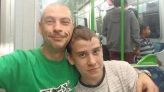 Colin Dobson and his son Rhys