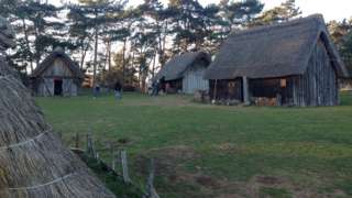 West Stow Anglo-Saxon village in Suffolk