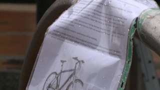 The letter addressed to the the bike thief