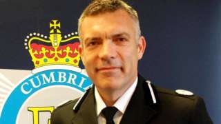Cumbria Constabulary's assistant chief constable Mark Webster in 2017