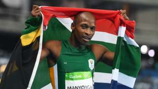 Luvo Manyonga at Rio 2016