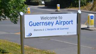 Guernsey Airport sign