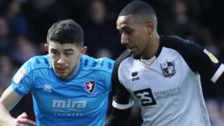 Cheltenham and Port Vale were both in play-off contention when coronavirus halted the League Two season