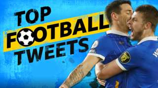 Top Football Tweets: Brighton's Lewis Dunk and Adam Webster celebrate