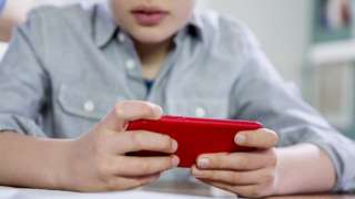 Child on mobile phone