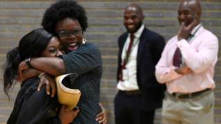 Students at The City of London Academy in Southwark receive their A-Level results on 19 August, 2022