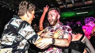 Clubbers in Manchester, 2021