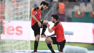 Mohamed Salah and Trezeguet