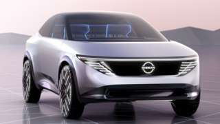 Nissan Crossover EV concept car, an electric vehicle it will be producing in Sunderland