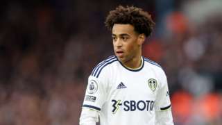 Leeds player Tyler Adams