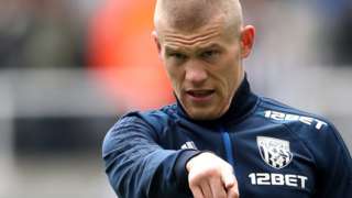 James McClean in action for West Bromwich Albion