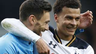 Hugo Lloris and Dele Alli