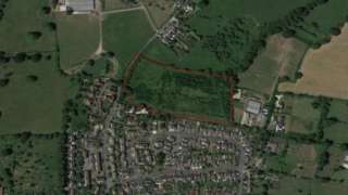 Aerial view of site