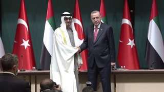 Abu Dabi Veliaht Prensi Şeyh Muhammed bin Zayed Al Nahyan ile Cumhurbaşkanı Recep Tayyip Erdoğan