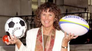 Kate Hoey pictured as Minister for Sport in July 1999