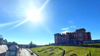 Inverness in sunshine