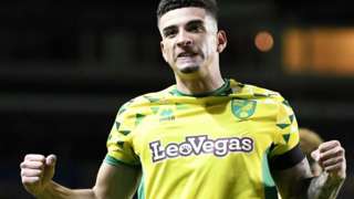 Ben Godfrey celebrates a Norwich City goal
