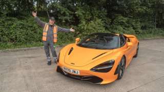 Andrew Olsen with a McLaren 720S Spider