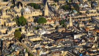 Oxford from the air