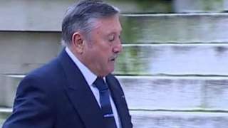 Anthony Hampton about to enter Cardiff Crown Court