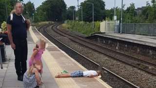 Incident at Trowbridge railway station on Saturday afternoon