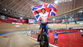 Dame Sarah Storey at the Tokyo 2020 Paralympic Games