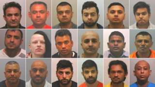 Operation Shelter defendants who were convicted/pleaded guilty of offences including conspiracy to incite prostitution, rape and drugs