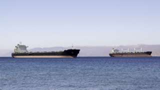 Two ships in the Red Sea