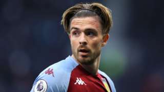 Jack Grealish in action for Aston Villa