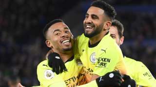 Gabriel Jesus (left)