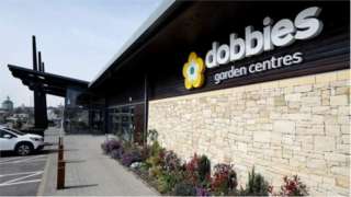 front of dobbies garden centre