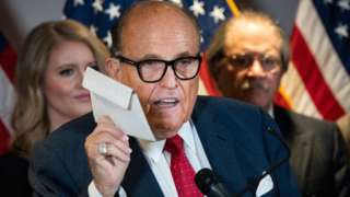 Rudy Giuliani during press conference